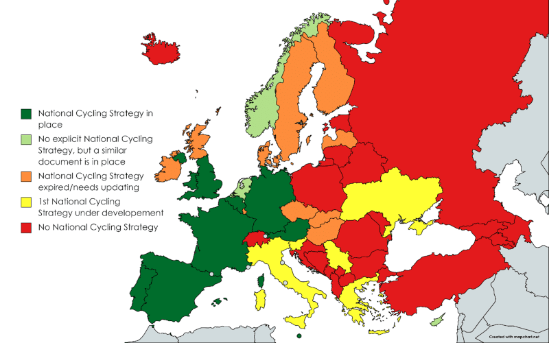 Europa in bici, i numeri dell'EuroVelo